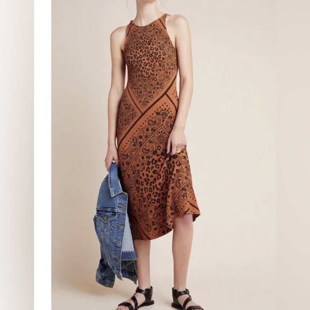 Farm by Anthropologie Leopard Dress